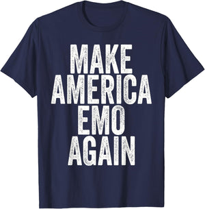 Make America Emo Again T-Shirt - T-Shirt | Navy