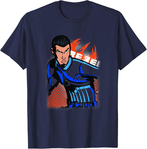 Star Wars Rebels Kanan Jarrus Spotlight Rebel Portrait T-Shirt - T-Shirt | Navy