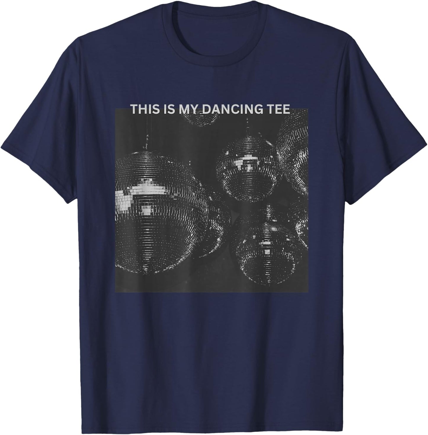 This is My Dancing Disco Ball Festival Graphic T-Shirt - T-Shirt | Navy