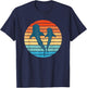 Whale Shark Vintage Sunset T-Shirt - T-Shirt | Navy