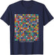Flags of the Countries of the World Outfit Graphic Designs T-Shirt - T-Shirt | Navy