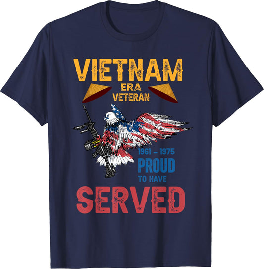 Vietnam Era Veteran Proud to Have Served T-Shirt - T-Shirt | Navy