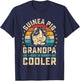 Rodent Guinea Pig grandpa like a Regular grandpa but Cooler T-Shirt - T-Shirt | Navy