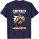 Knight Templar I'M Not The Hero You Wanted I'M The Monster T-Shirt - T-Shirt | Navy