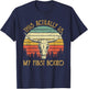 This Actually Is My First Rodeo Country Western Bull Skull T-Shirt - T-Shirt | Navy