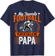 My Favorite Football Player Calls Me Papa Funny Fathers Day T-Shirt - T-Shirt | Navy