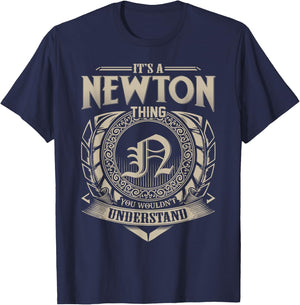 It's A NEWTON Thing You Wouldn't Understand Name Vintage T-Shirt - T-Shirt | Navy