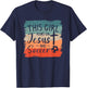This Girl Runs On Jesus And Soccer Player T-Shirt - T-Shirt | Navy