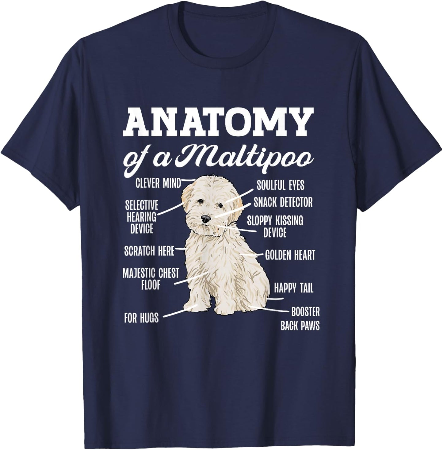 Maltipoo T-Shirt - T-Shirt | Navy