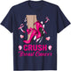 Crush Breast Cancer Awareness Bling High Heels Pink Ribbon T-Shirt - T-Shirt | Navy