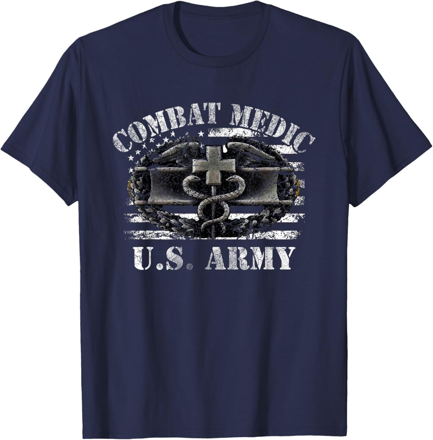 US ARMY 68W Combat Medic, Perfect Veteran Medical Military T-Shirt - T-Shirt | Navy