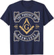 The Pursuit of Knowledge Mason Fraternal SMIB Freemason Small T-Shirt - T-Shirt | Navy