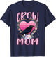 Raven Mom Crow T-Shirt - T-Shirt | Navy
