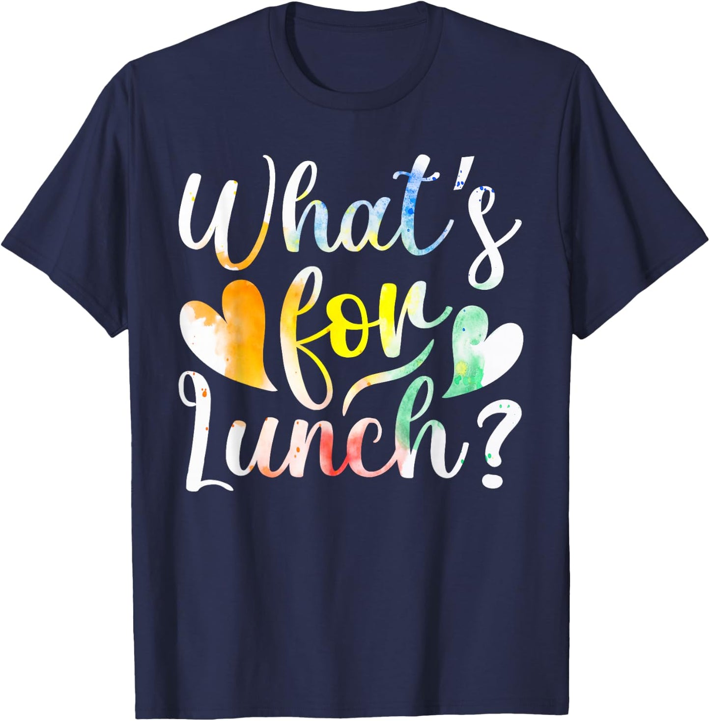 Lunch Lady What's for Lunch School Cafeteria Crew Worker T-Shirt - T-Shirt | Navy