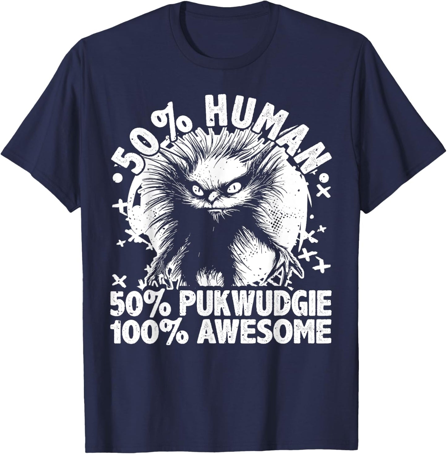 Pukwudgie Cryptid & Folklore Myths For A Cryptozoologist T-Shirt - T-Shirt | Navy