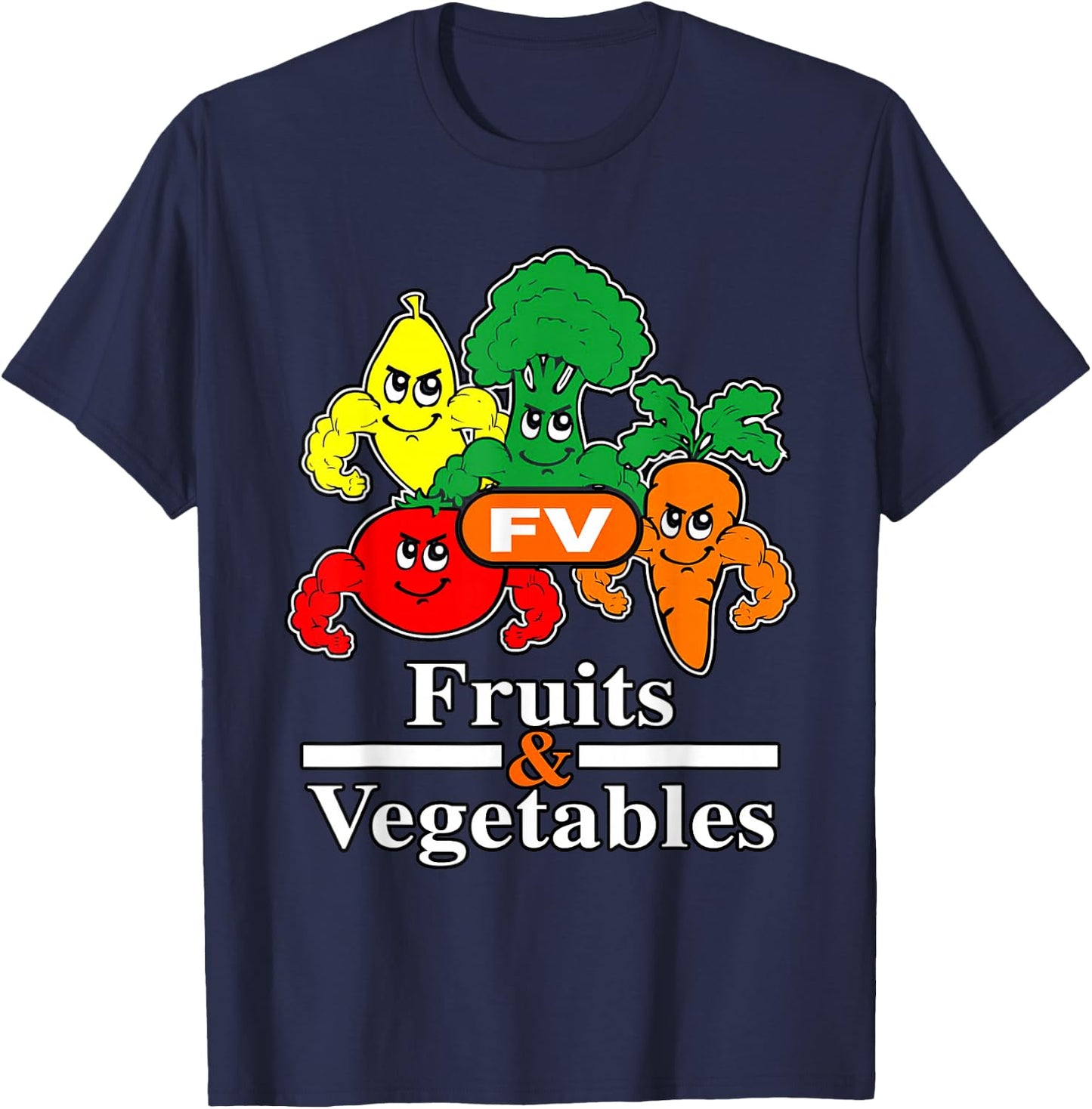Fruits & Vegetables - Laranja T-Shirt - T-Shirt | Navy