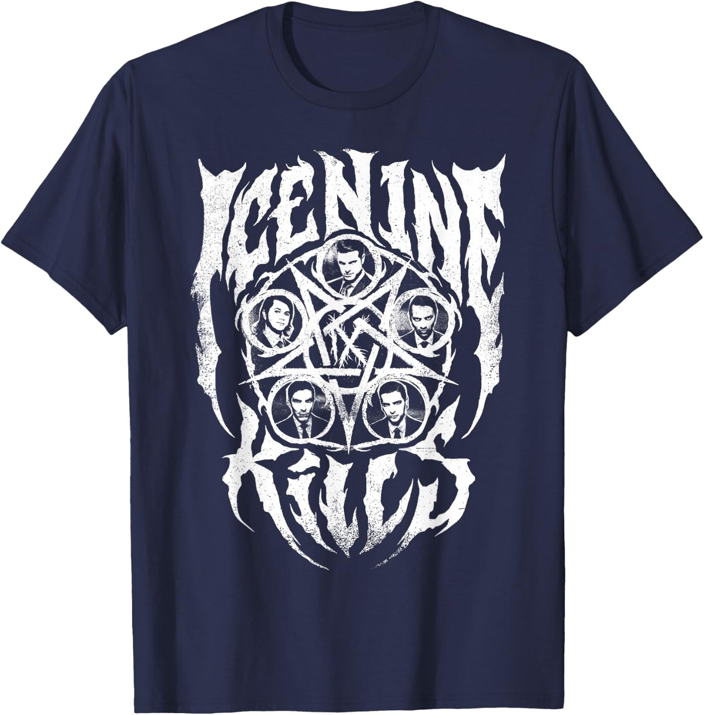 Ice Nine Kills – American Psycho Group T-Shirt - T-Shirt | Navy