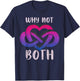 Bi Polyamory, Polyamory Symbol, Bisexual Colours T-Shirt - T-Shirt | Navy