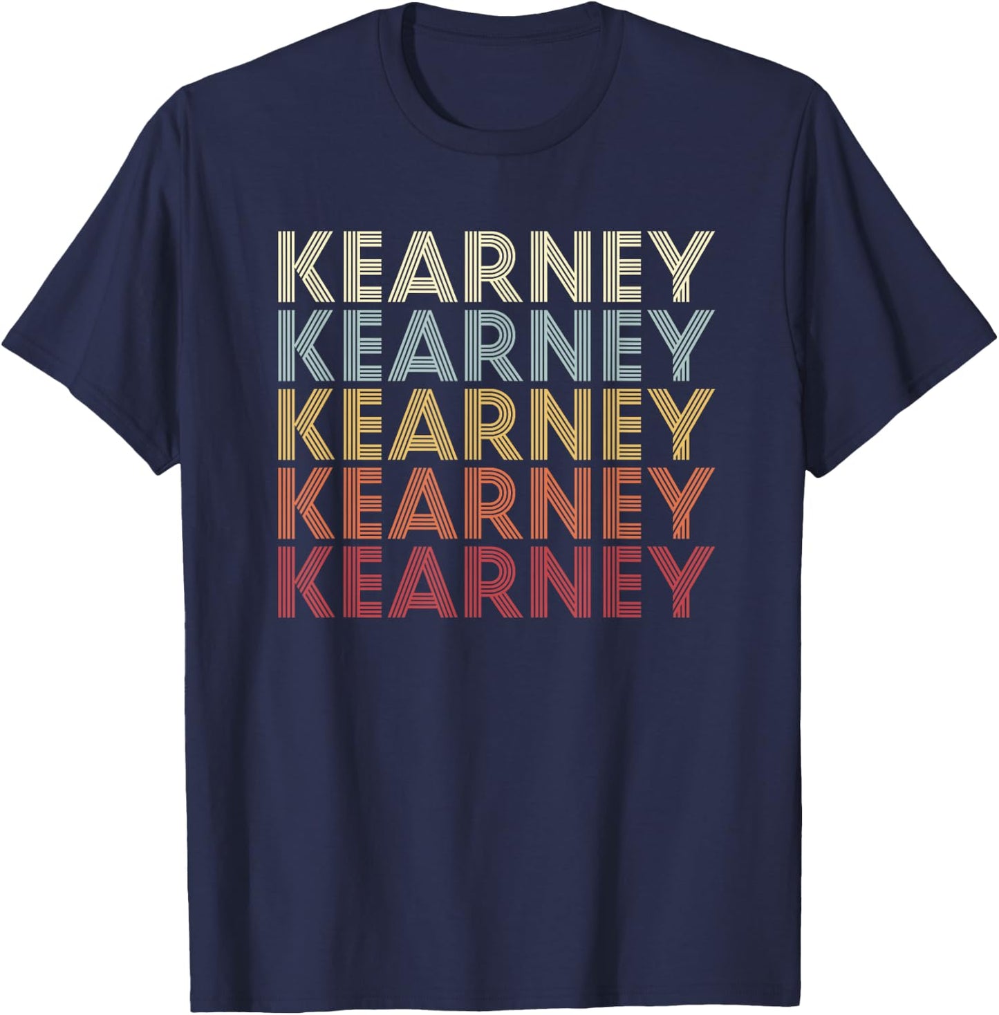Kearney Missouri Kearney MO Retro Vintage Text T-Shirt - T-Shirt | Navy