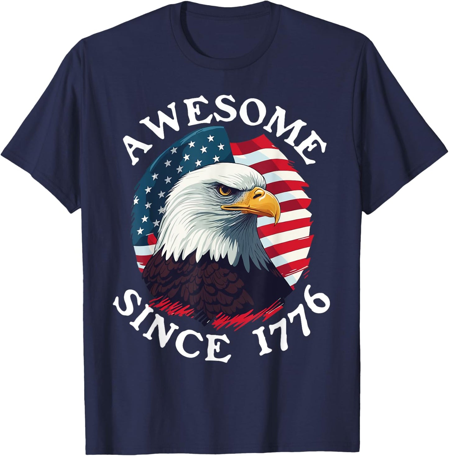 America 250th Anniversary 2026 Since 1776 USA July 4th Party T-Shirt - T-Shirt | Navy