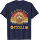 Life Is Better With A Poodle Funny Dog Lover T-Shirt - T-Shirt | Navy