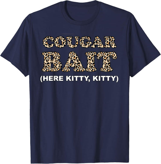 Cougar Bait Funny Halloween Costume Older Woman Younger Man T-Shirt - T-Shirt | Navy