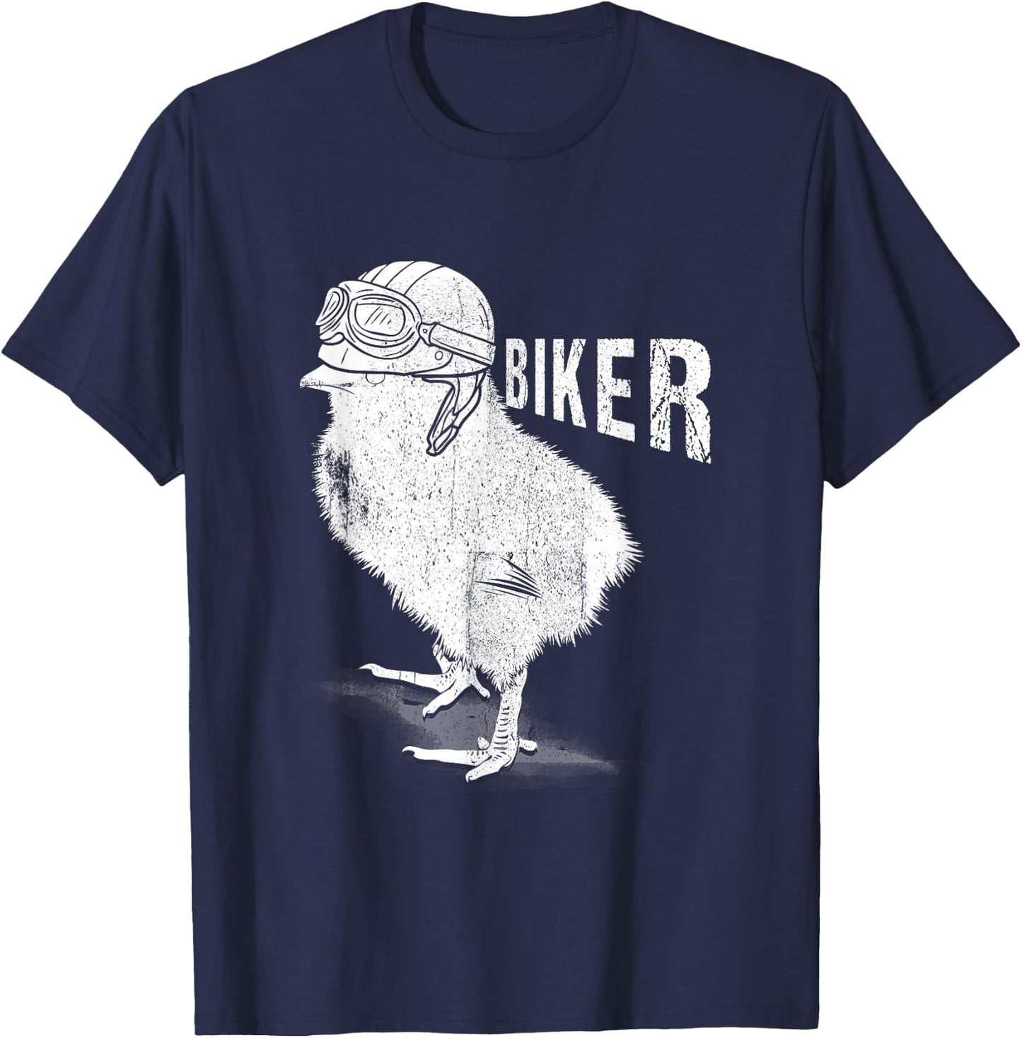 Motorcycle Chicks Biker The Chick Lover Biking Biker Women T-Shirt - T-Shirt | Navy