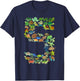 Kids 5th Birthday Sea Turtle Tortoise Themed 5 Year Old Boys T-Shirt - T-Shirt | Navy