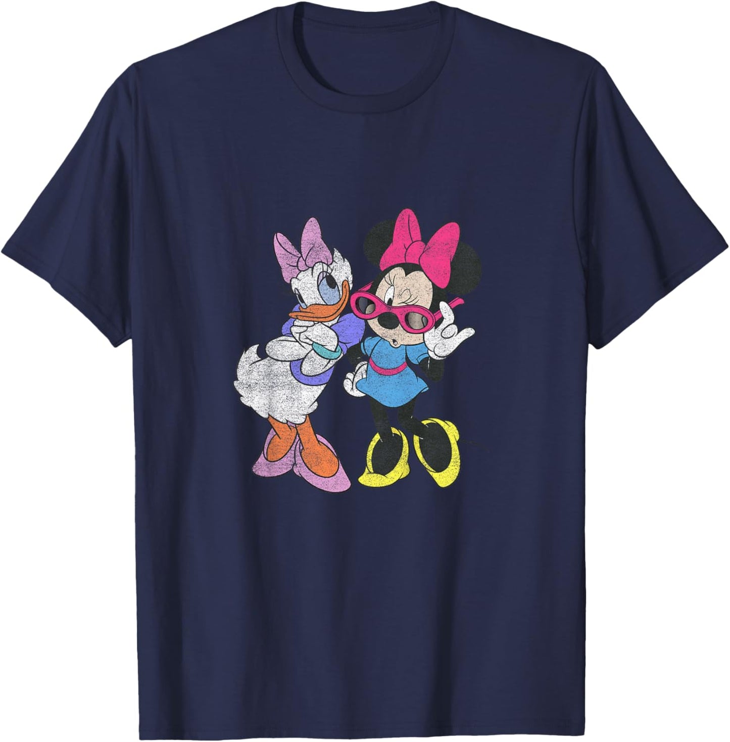 Kids Disney Mickey and Friends Minnie & Daisy Just Girls Youth T-Shirt - T-Shirt | Navy