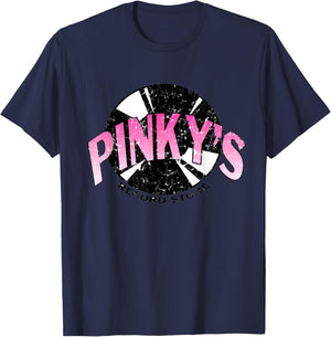 Pinky's Record Store Vinyl Opened Every Friday T-Shirt - T-Shirt | Navy