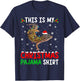 This Is My Christmas Pajama Leopard Gecko Xmas Funny Animals T-Shirt - T-Shirt | Navy