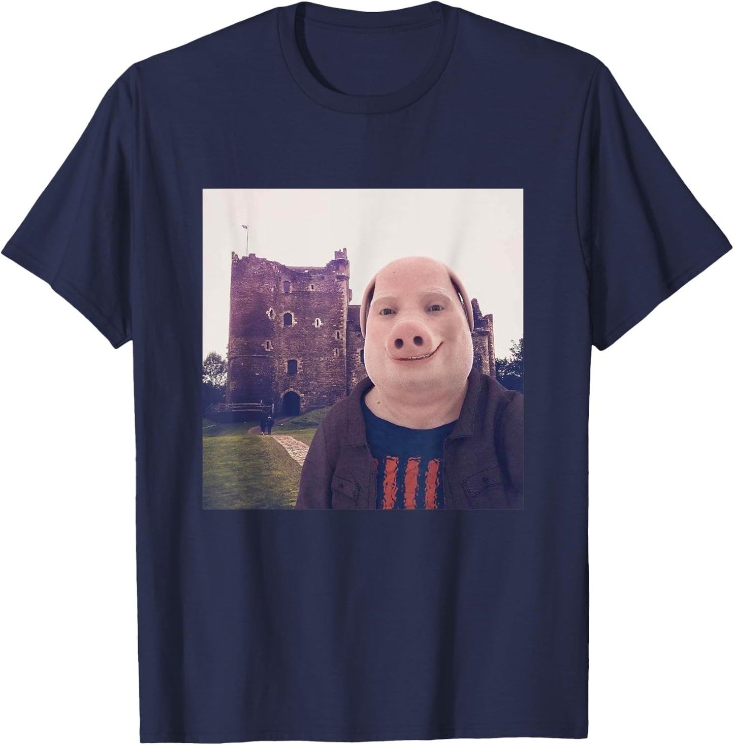 I Heart John Pork Funny Genz Meme T-Shirt - T-Shirt | Navy