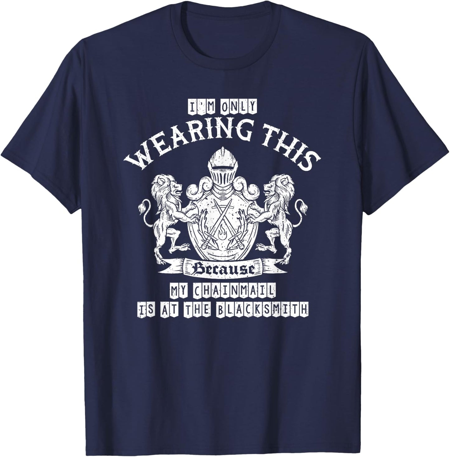 Ren Fair Renaissance Knight Cosplay Lover Renaissance Fair T-Shirt - T-Shirt | Navy