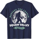 Squaw Valley California Bigfoot Night Walk Retro T-Shirt - T-Shirt | Navy