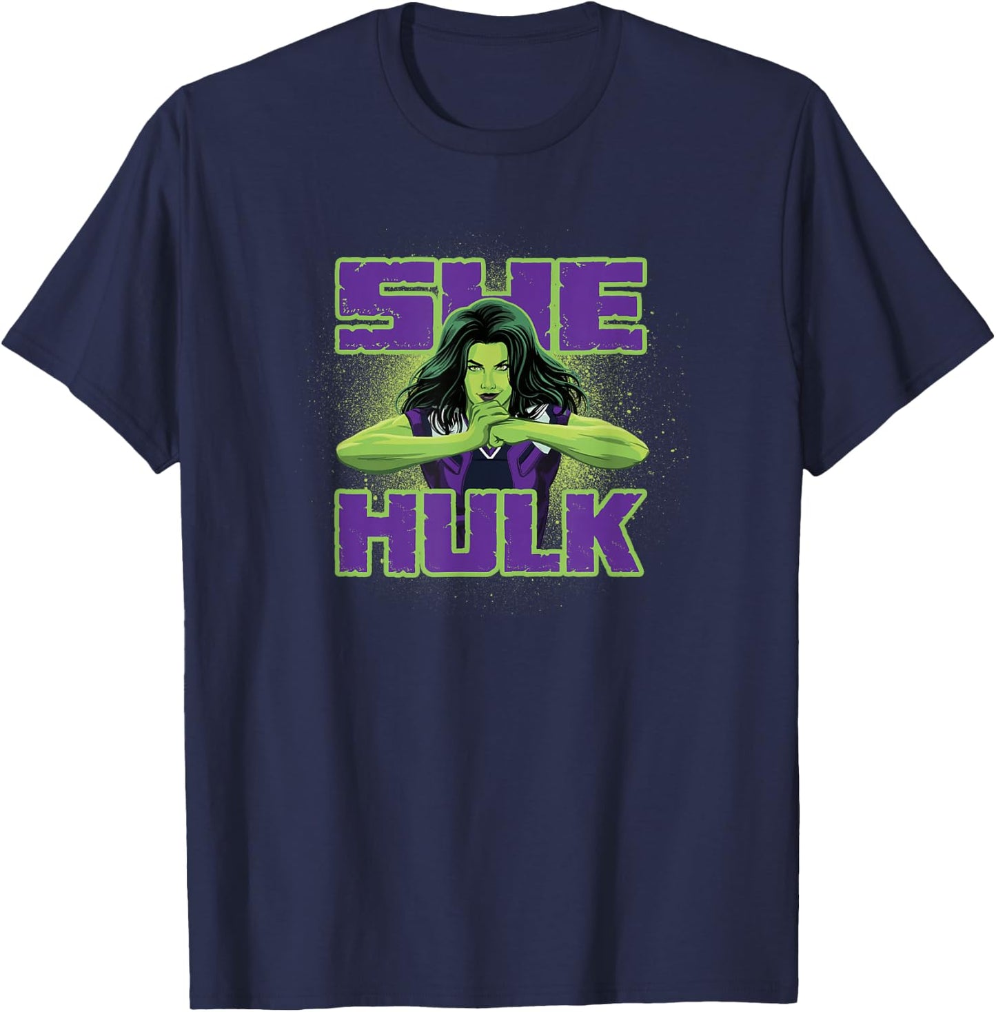 Marvel She-Hulk: Attorney at Law Power Pose T-Shirt - T-Shirt | Navy