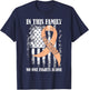 In This Family No One Fight Alone Uterine Cancer Awareness T-Shirt - T-Shirt | Navy