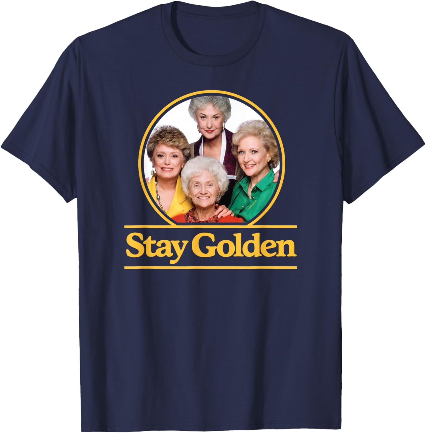 The Golden Girls - Stay Golden T-Shirt - T-Shirt | Navy