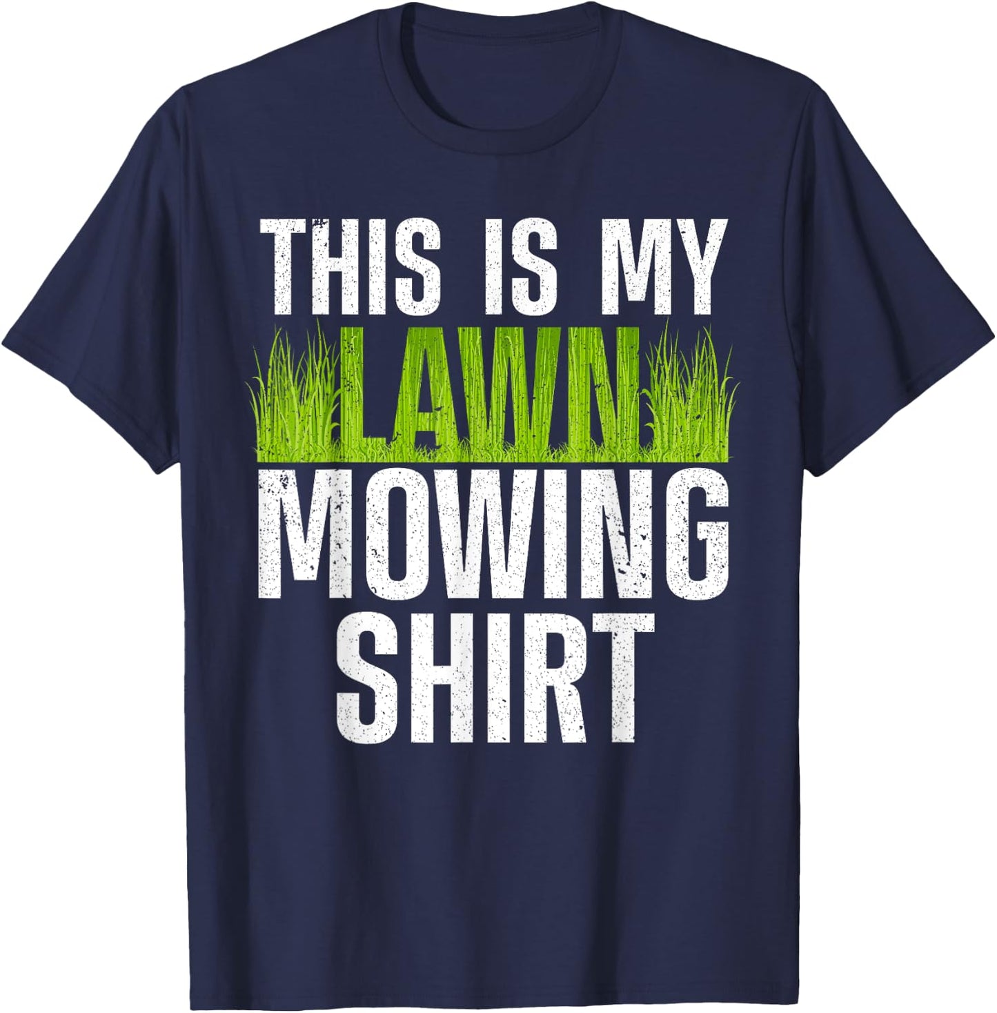 Cool Lawn Mowing Women Groundskeeper Care Landscaper T-Shirt - T-Shirt | Navy