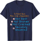 School Bus Pre-trip Checklist T-Shirt - T-Shirt | Navy