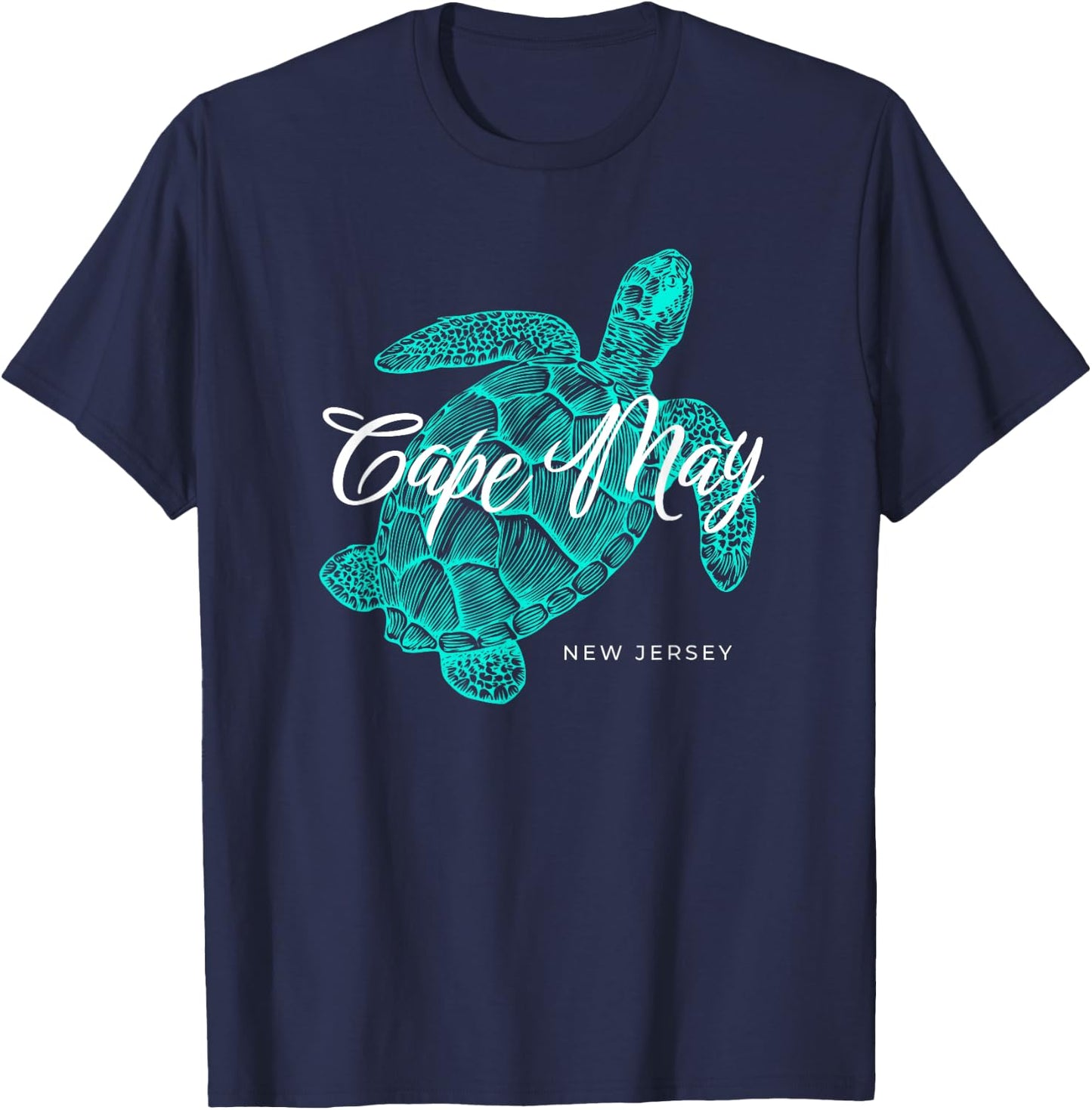 Cape May New Jersey T-Shirt - T-Shirt | Navy