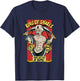 Snake Charmer King of Snakes Carnival Sideshow Circus Freak T-Shirt - T-Shirt | Navy