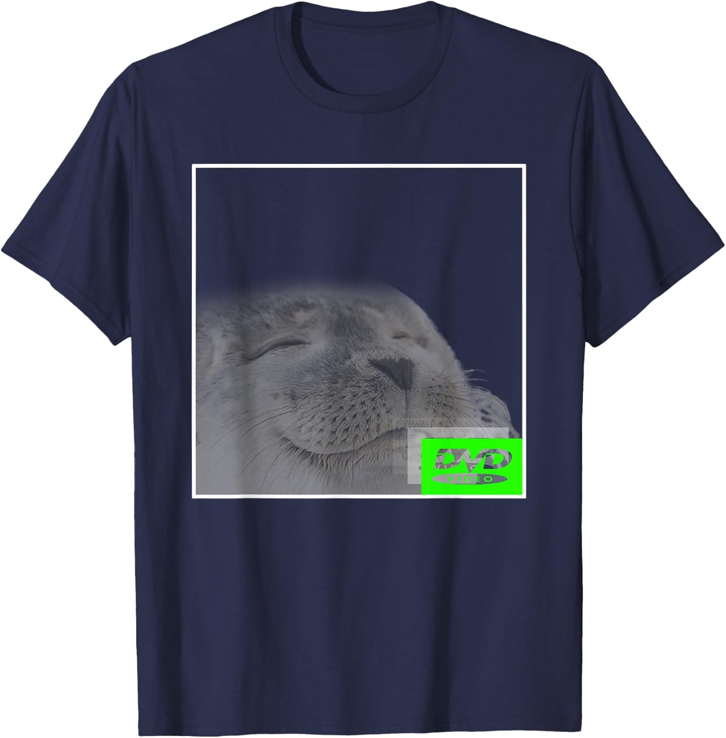 Bouncing DVD Hits Corner Idle Screen Meme T-Shirt - T-Shirt | Navy