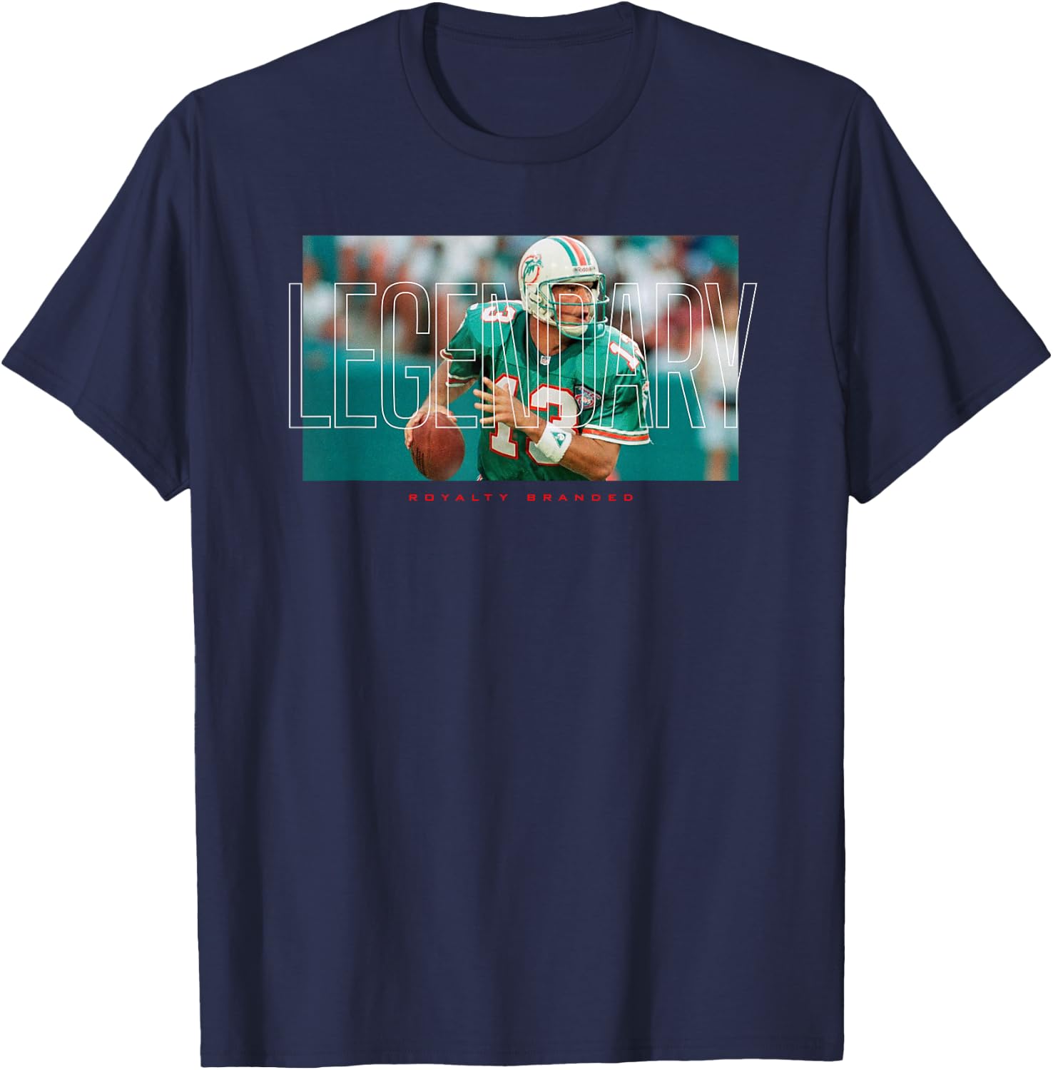Royalty Branded Men's Legendary Marino Custom Sports , Black, Small T-Shirt - T-Shirt | Navy