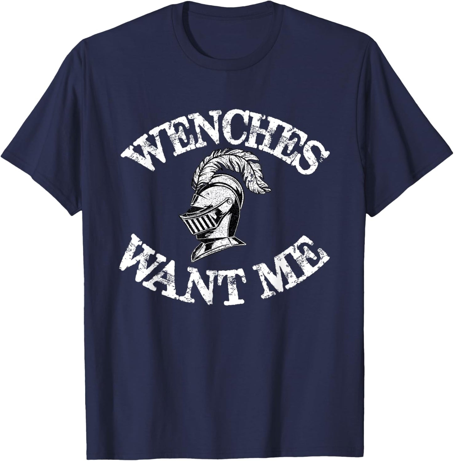 Ren Fair - Wenches Want Me T-Shirt - T-Shirt | Navy
