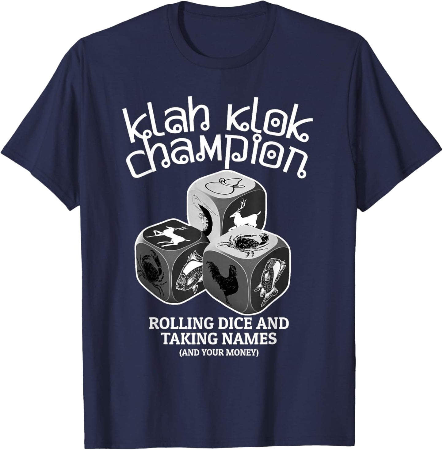 Cambodian Khmer New Year Klah Klok Champ T-Shirt - T-Shirt | Navy