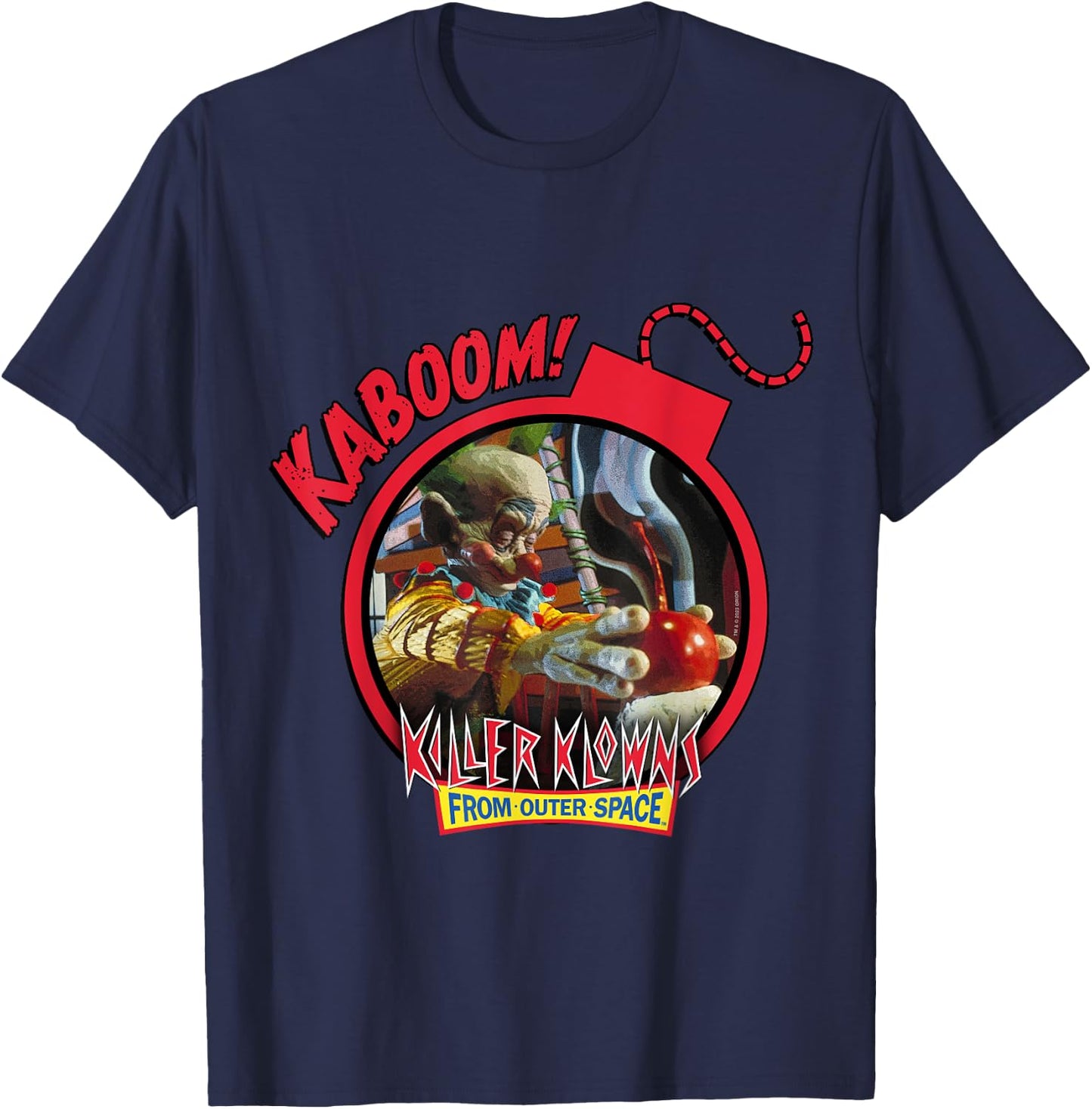 Killer Klowns from Outer Space Kaboom! Shorty's Cherry Bomb T-Shirt - T-Shirt | Navy