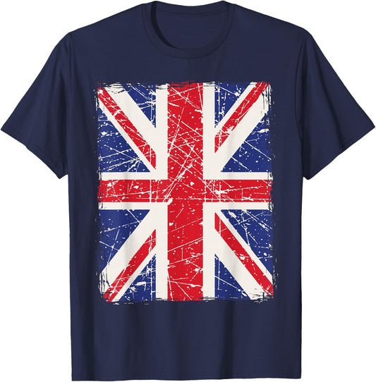 Union Jack, British flag T-Shirt - T-Shirt | Navy