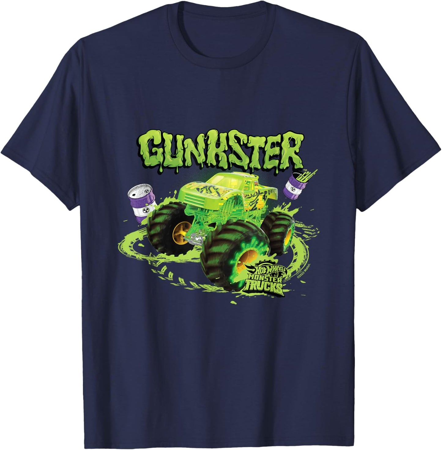 Hot Wheels - Gunkster T-Shirt - T-Shirt | Navy