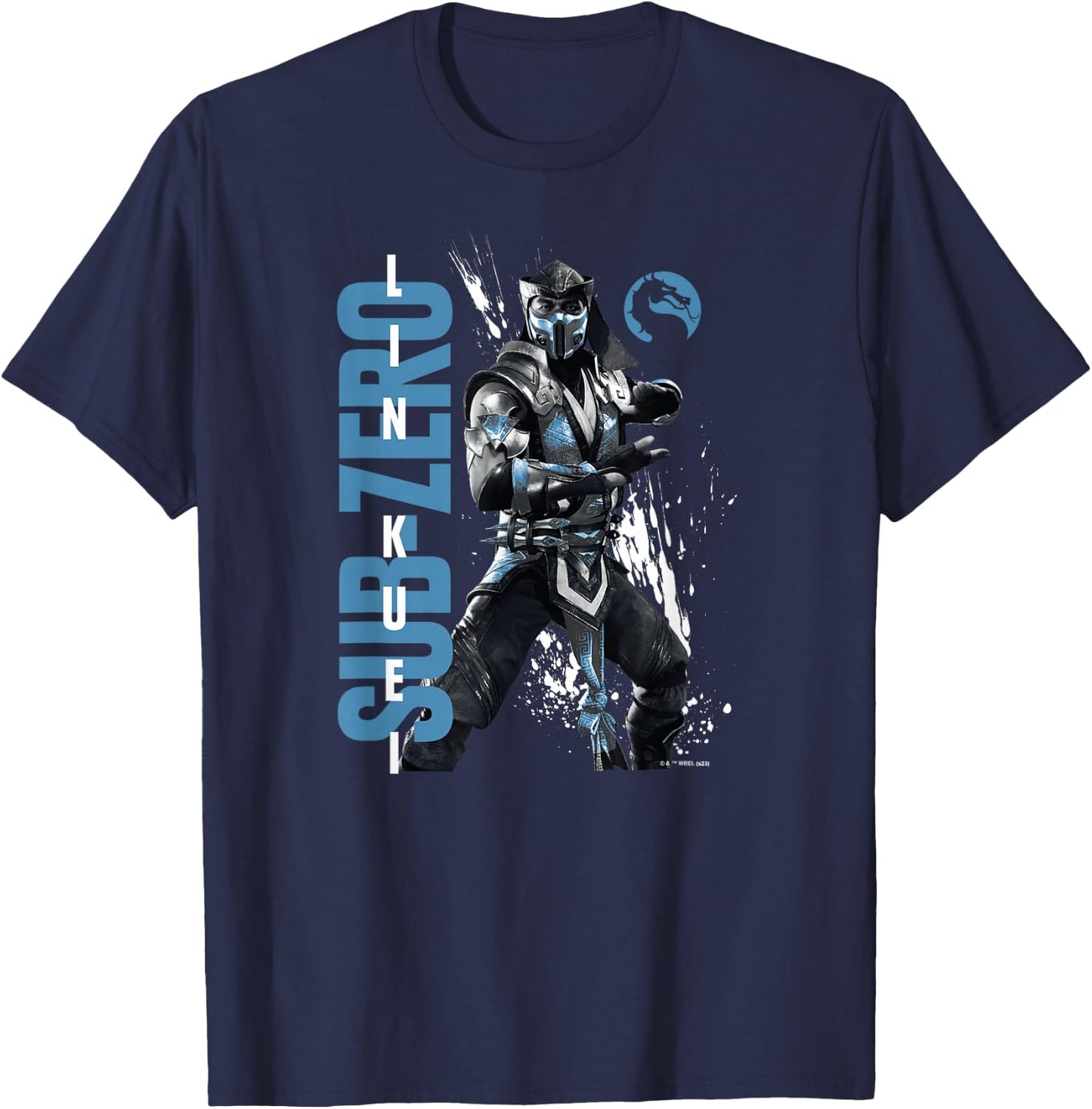 Mortal Kombat - Sub Zero Lin Kuei T-Shirt - T-Shirt | Navy