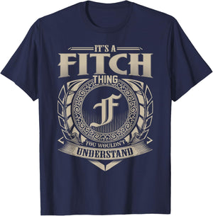 It's A FITCH Thing You Wouldn't Understand Name Vintage T-Shirt - T-Shirt | Navy